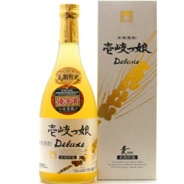最安値で通販】本格麦焼酎 壱岐っ娘デラックス 38度 720ml