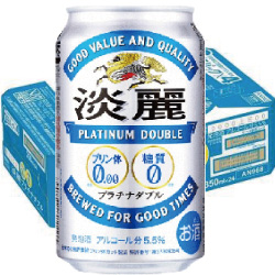 キリン 淡麗プラチナダブル 350ｍｌ缶１ケース（24缶入）