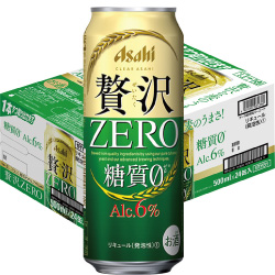 アサヒ クリアアサヒ 贅沢ZERO 500ｍｌ缶 1ケース（24缶入）